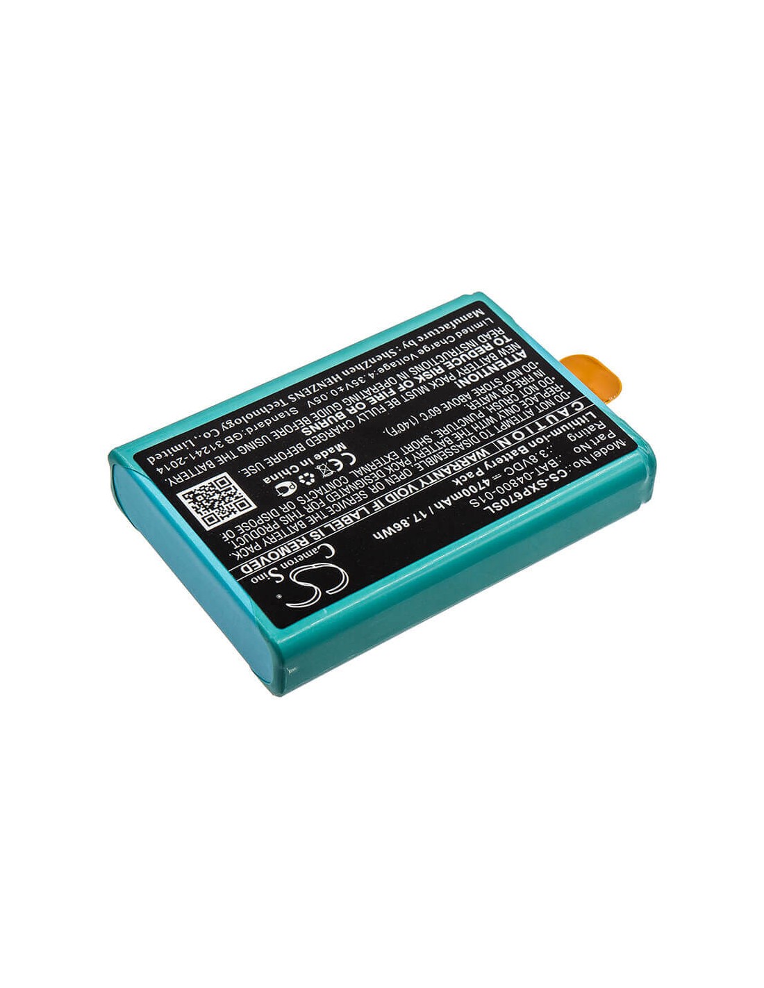 Battery for Socketmobile, Sonim Xp6, Sonim Xp6700, Sonim Xp7 3.8V, 4700mAh - 17.86Wh