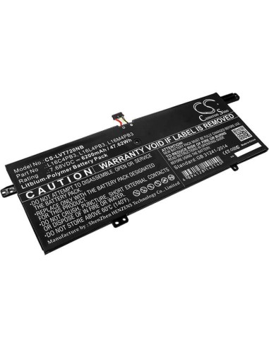 Battery for Lenovo, Ideapad 720s, Ideapad 720s-13, Ideapad 720s-13arr 7.68V, 6200mAh - 47.62Wh