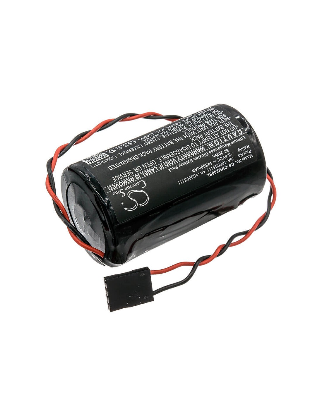 Battery for Alexor, Wt4911b, Wt4911batt, Cameron Nuflo 3.6V, 14500mAh - 52.20Wh