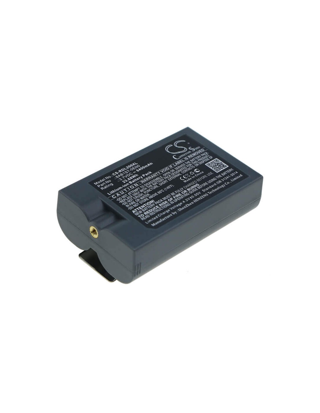 Battery for Ring, 8vr1s7, Spotlight Cam, Video Doorbell 2 3.7V, 6400mAh - 23.68Wh