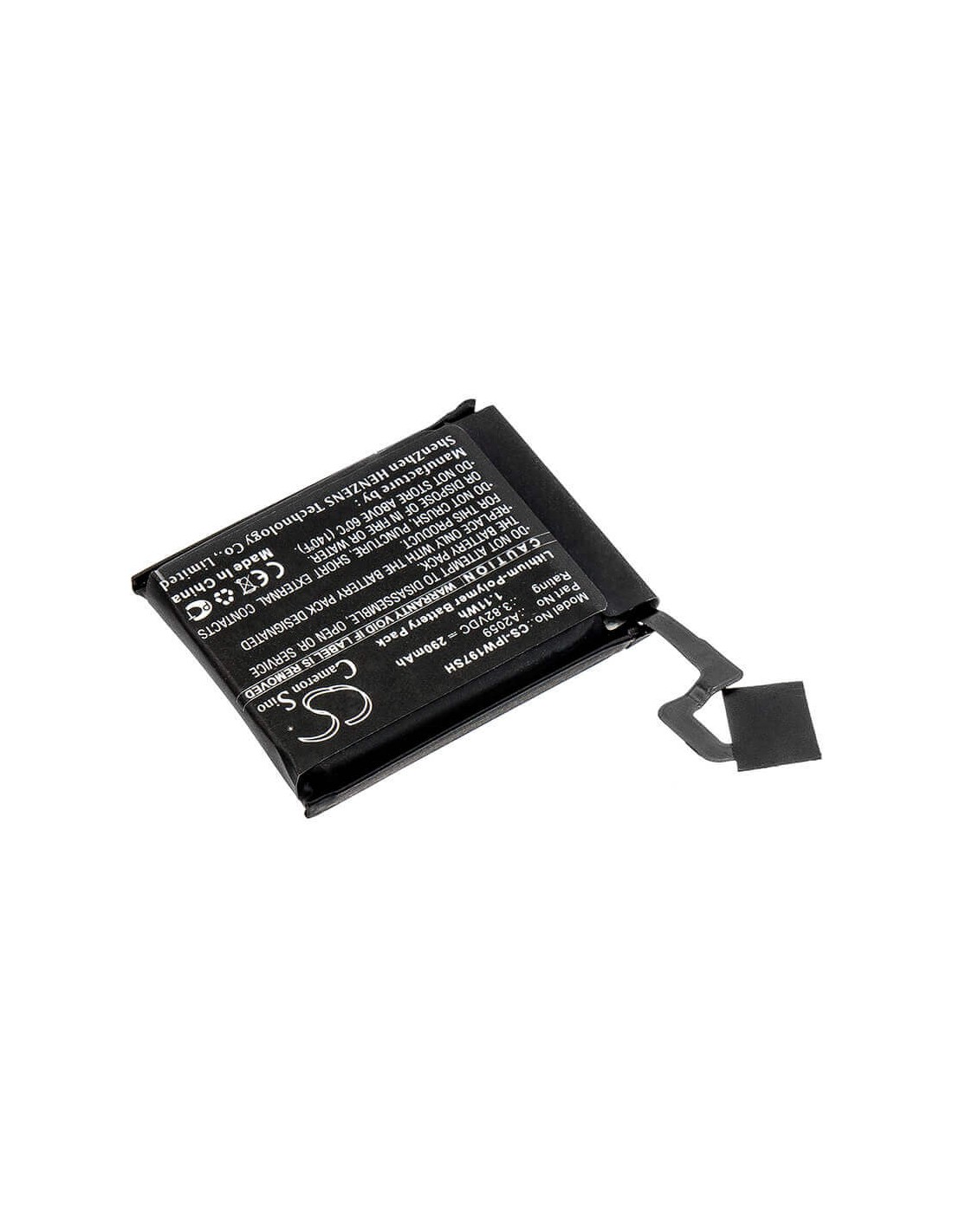 Battery for Apple, A1976, Watch Series 4 44mm, 3.82V, 290mAh - 1.11Wh