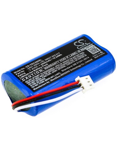 Battery for Trilithic, 360 Dsp, E-400, 7.4V, 2600mAh - 19.24Wh