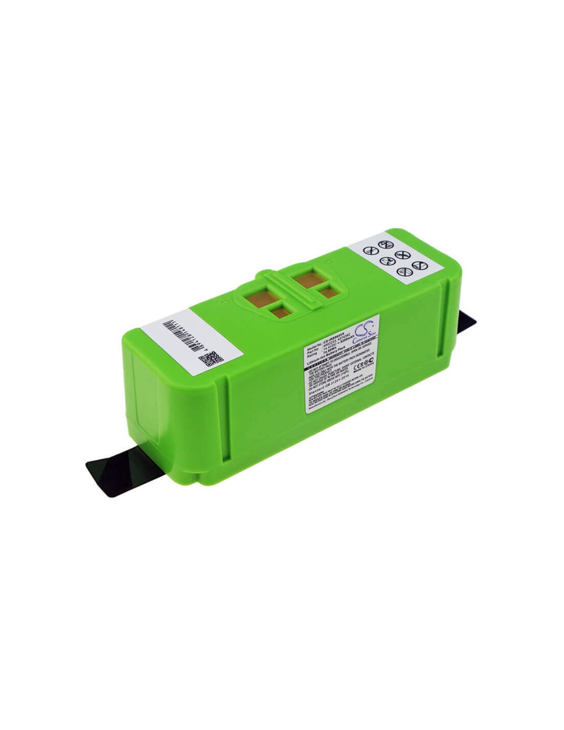 Battery for Irobot, Roomba 614, Roomba 615, Roomba 640 14.4V, 5200mAh - 74.88Wh