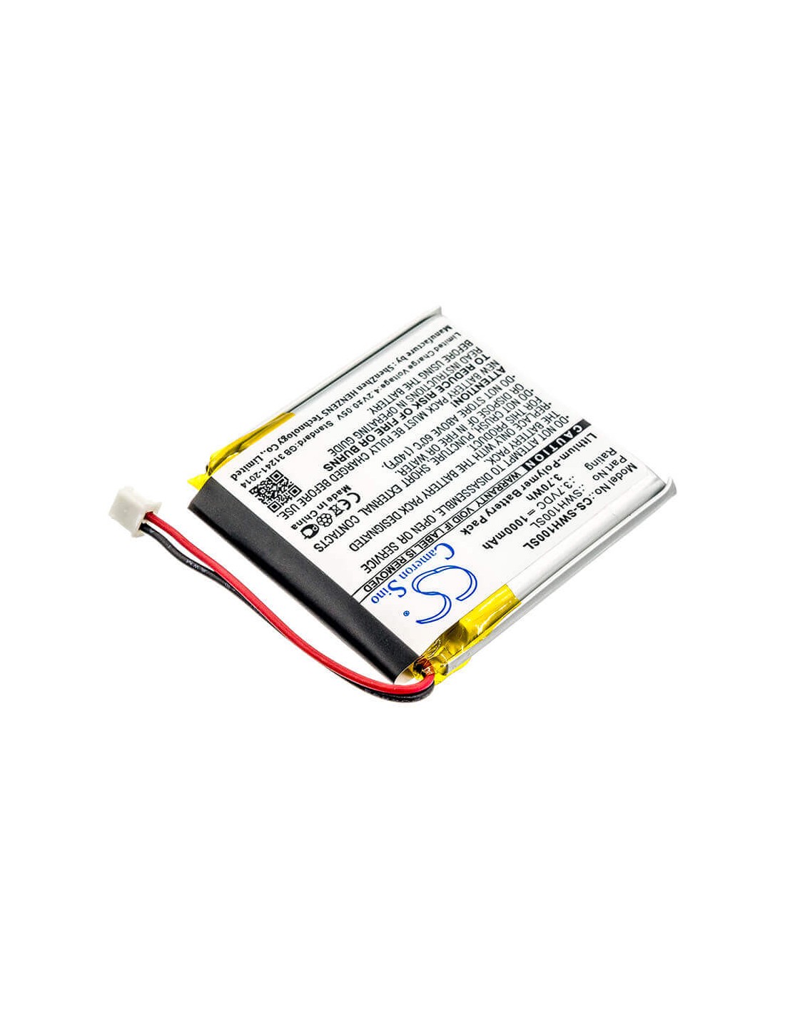 Battery for Sony, Wh-1000xm3 3.7V, 1000mAh - 3.70Wh