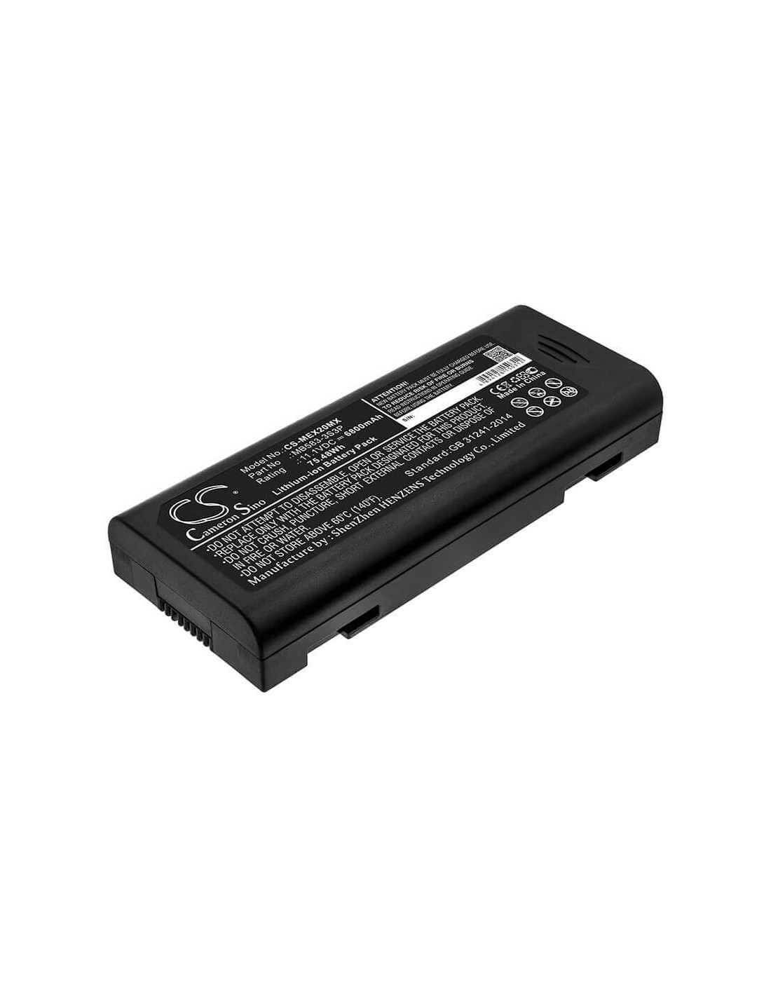 Battery for Mindray, Accutorr 3, Accutorr 7, Beneview T5 11.1V, 6800mAh - 75.48Wh