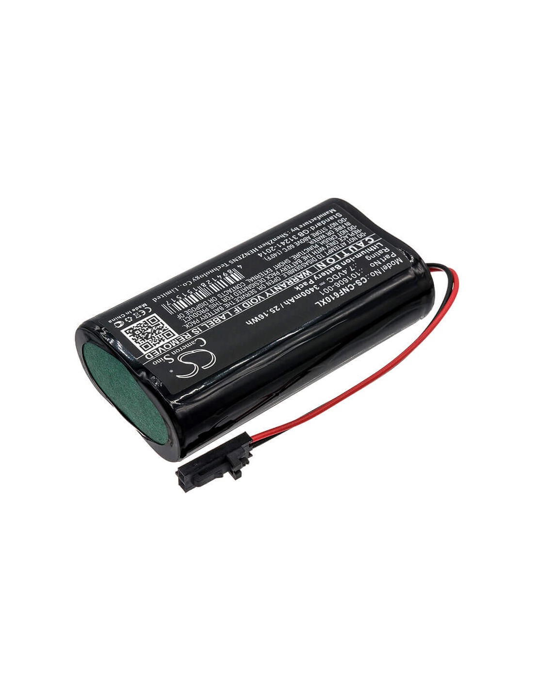 Battery for Comsonics, 101610-df, Qam Sniffer 7.4V, 3400mAh - 25.16Wh