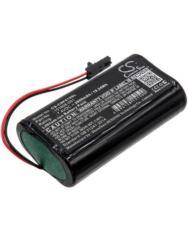 Battery for Comsonics, 101610-df, Qam Sniffer 7.4V, 2600mAh - 19.24Wh