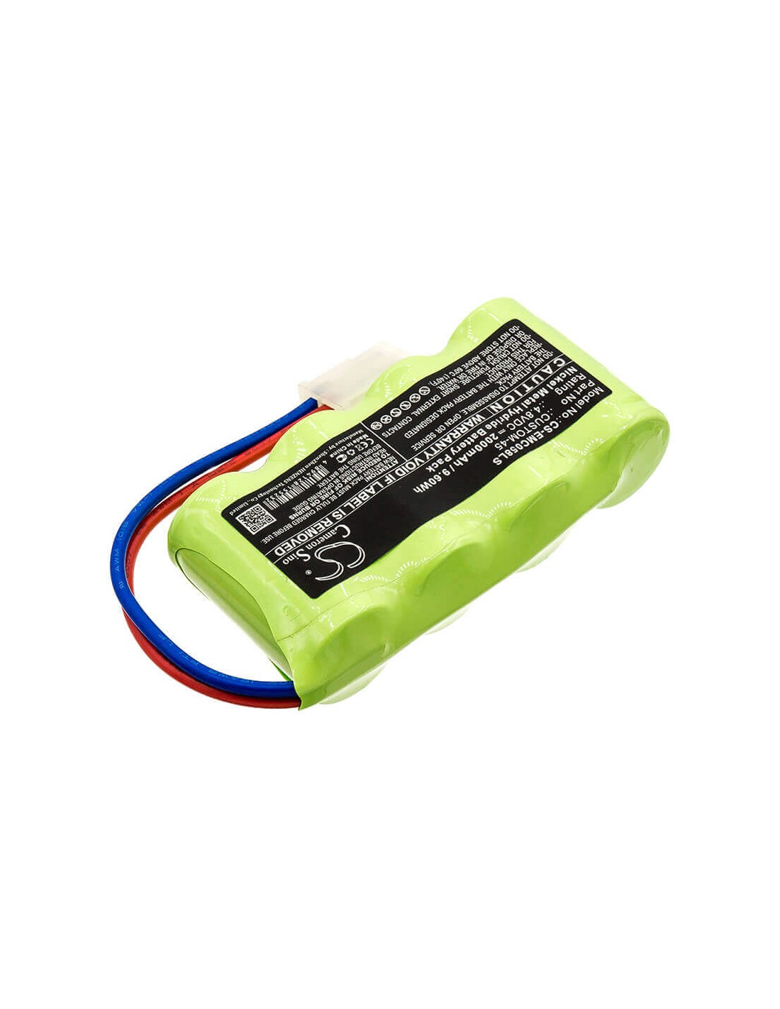 Battery for Lithonia, Elb0502n, Elb4714n, Elb4814n 4.8V, 2000mAh - 9.60Wh