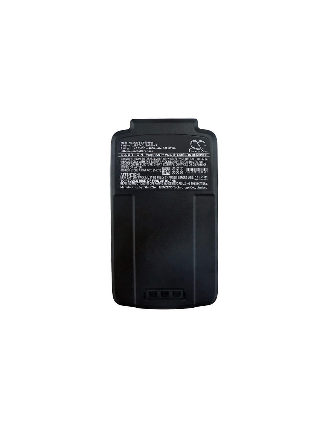 Battery for Snow Joe, Ion13ss, Ion16cs, Ion16lm 40V, 4000mAh - 160.00Wh