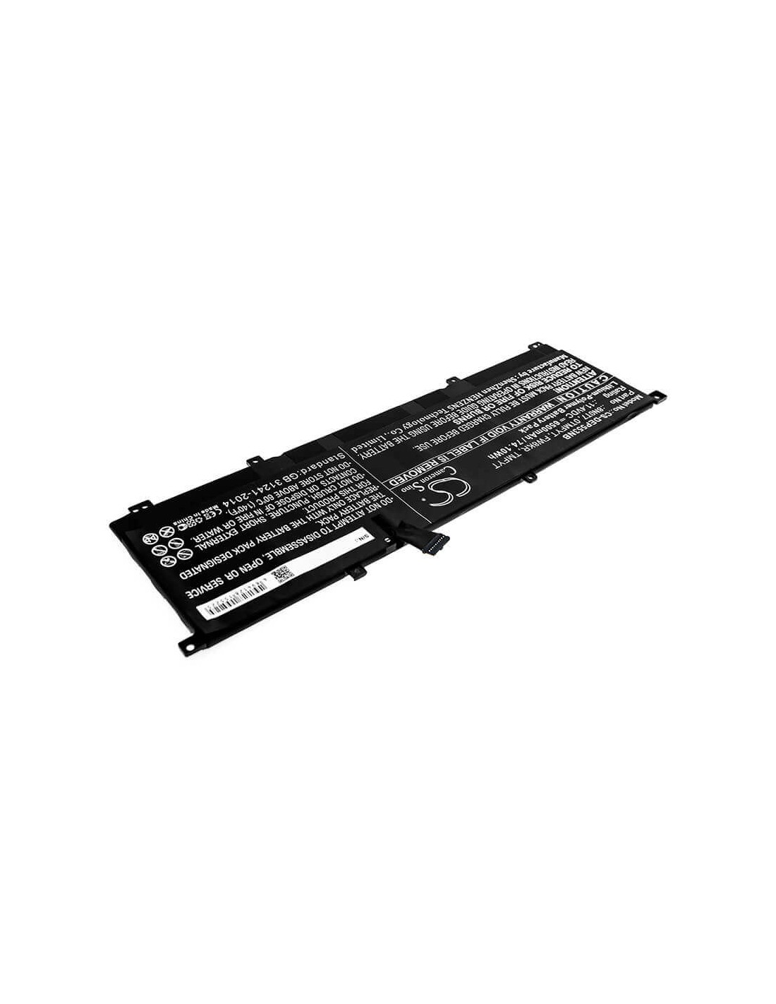 Battery for Dell, Precision 5530 2-in-1, Xps 15 2-in-1, Xps 15 9575 11.4V, 6500mAh - 74.10Wh