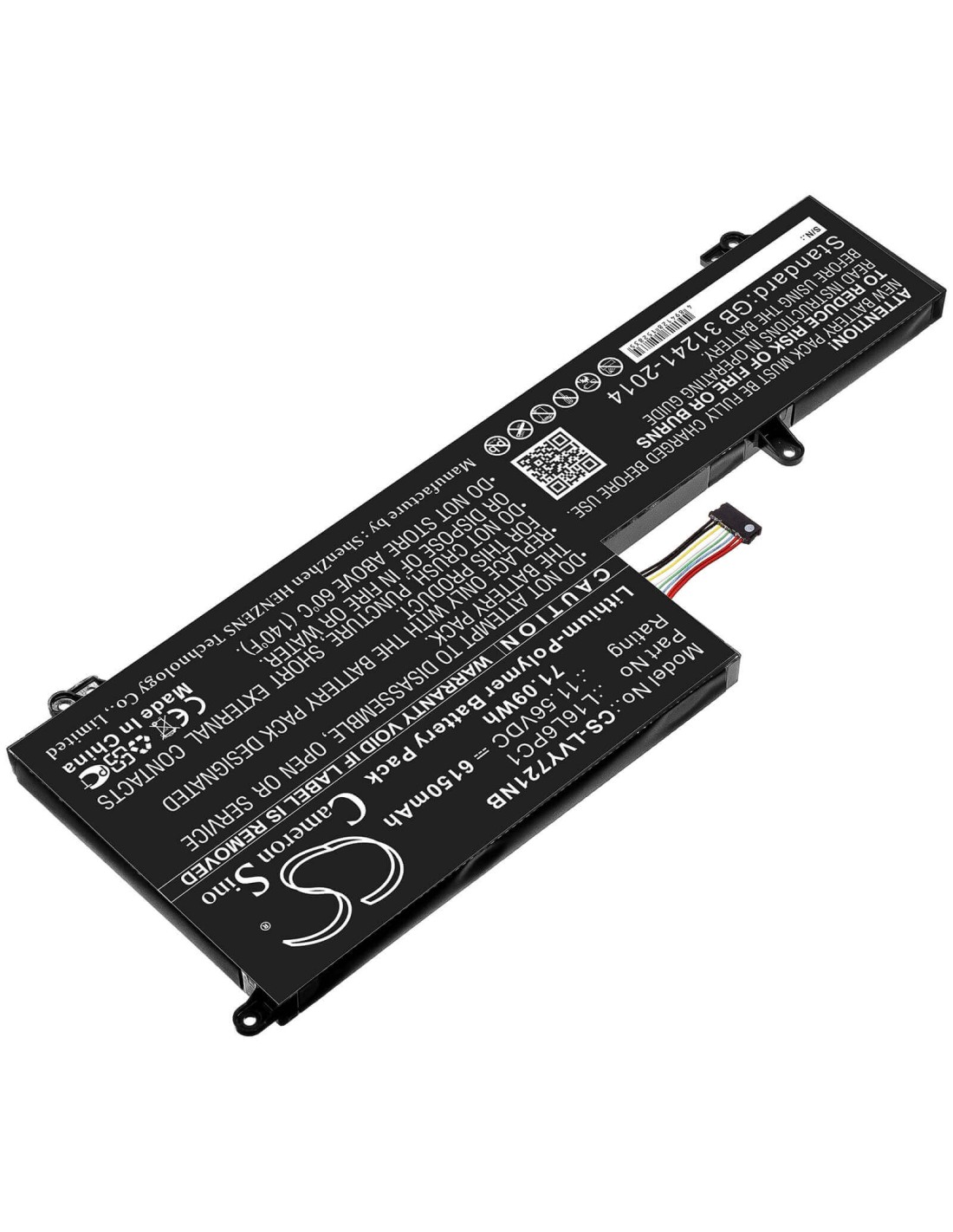 Battery for Lenovo, Yoga 720, Yoga 720-15, Yoga 720-15ikb 11.56V, 6150mAh - 71.09Wh