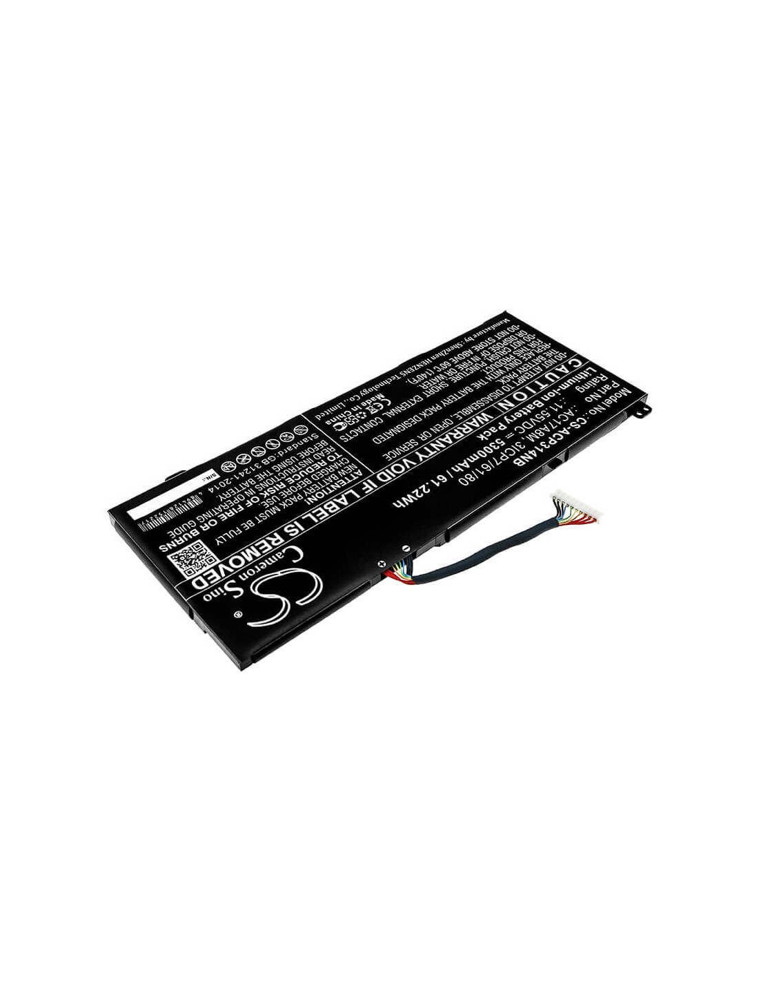 Battery for Acer, Sf314-52-57ej, Sp314-52, Sp314-52-30sd 11.55V, 5300mAh - 61.22Wh