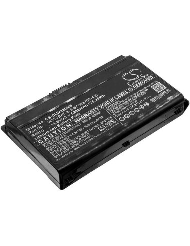 Battery for Clevo, G508ii, K590s, K590s-i7 14.8V, 5200mAh - 76.96Wh