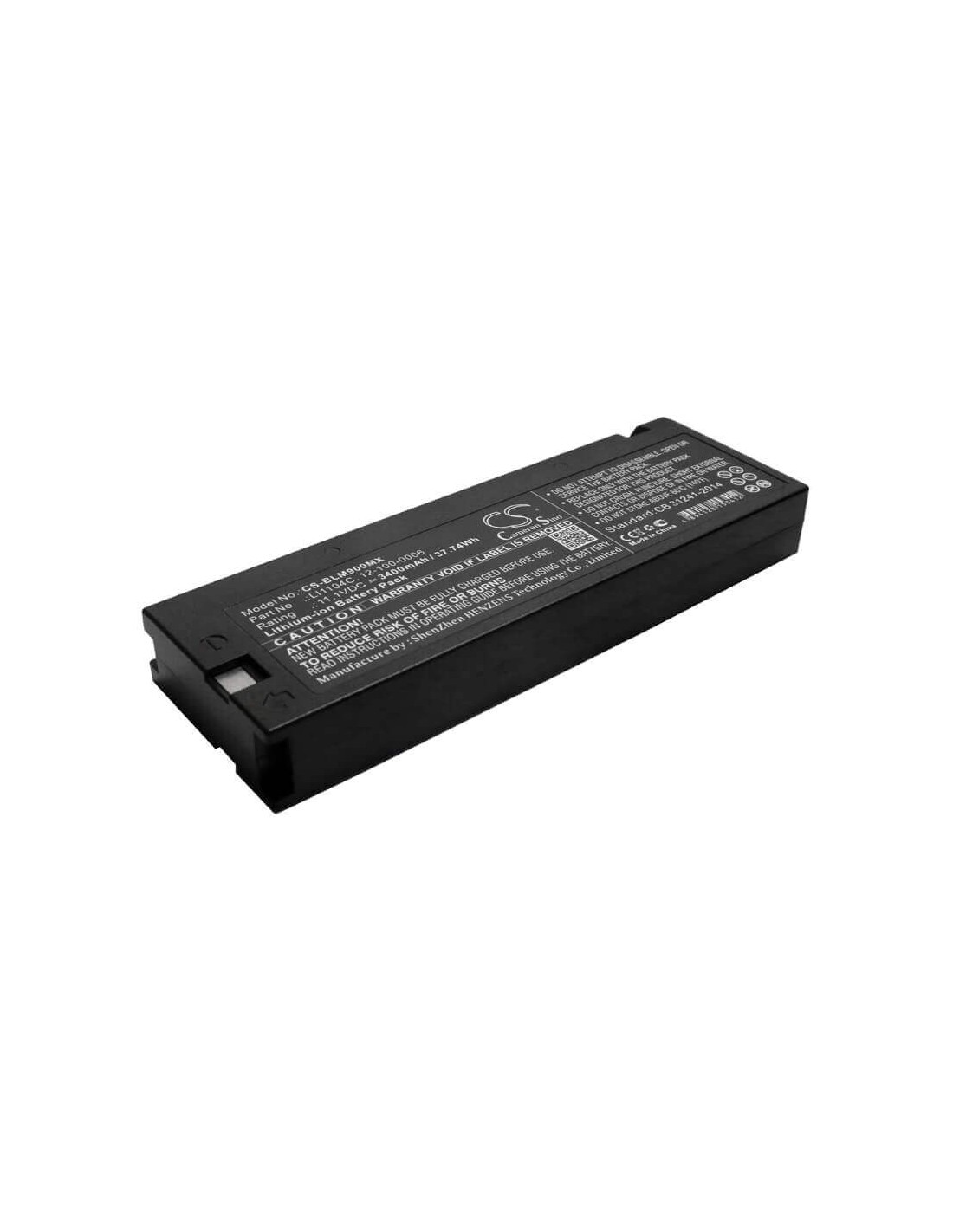 Battery for Biolight, M66, M8000, M9000 11.1V, 3400mAh - 37.74Wh