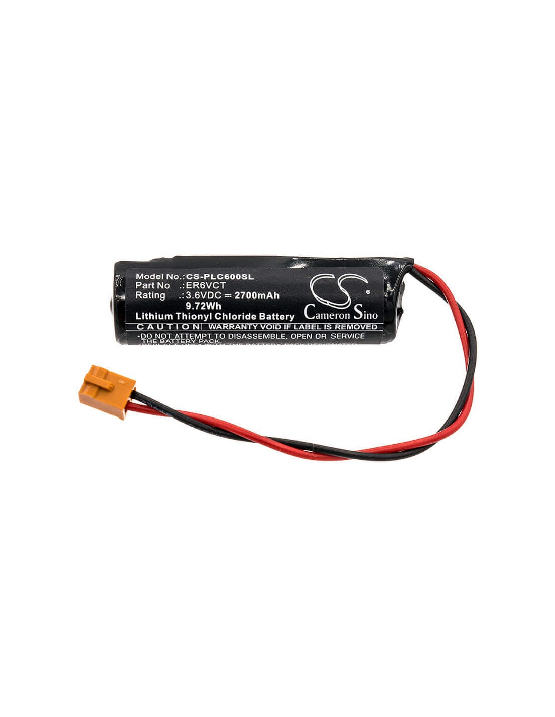 Battery for Toshiba, Er6vct, Ls14500-pr, Note 3.6V, 2700mAh - 9.72Wh