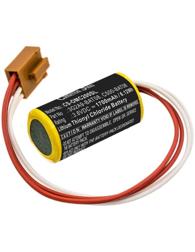 Battery for Omron, C1000h, C1000hf, C120 3.6V, 1700mAh - 6.12Wh