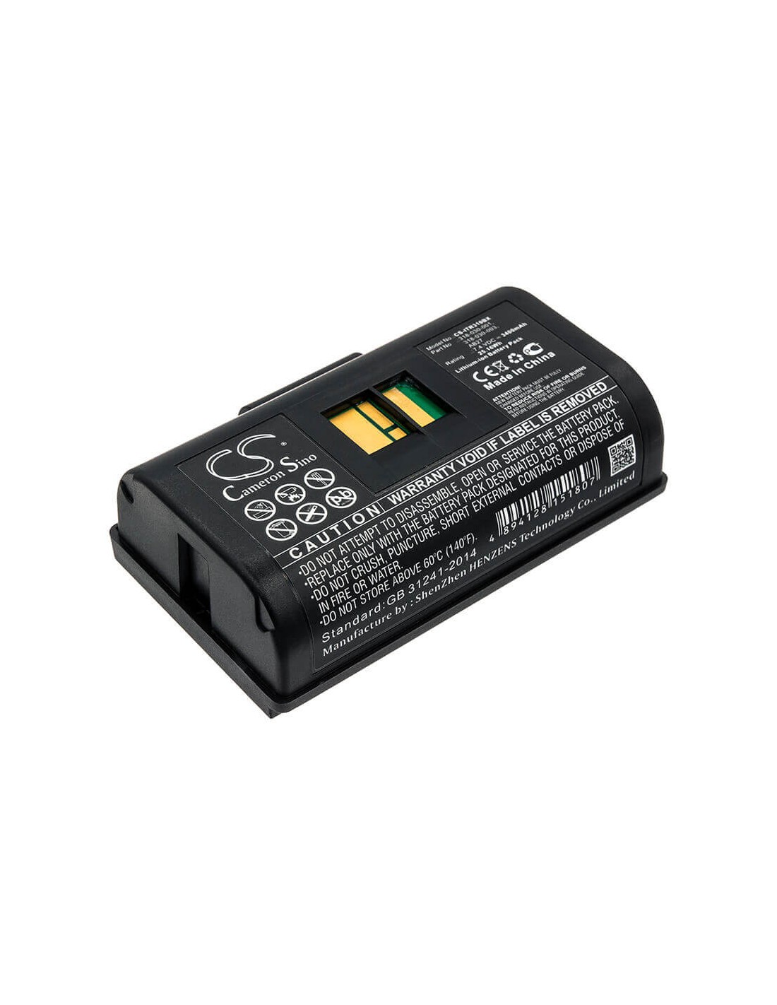 Battery for Intermec, Pb21, Pb22, Pb31 7.4V, 3400mAh - 25.16Wh