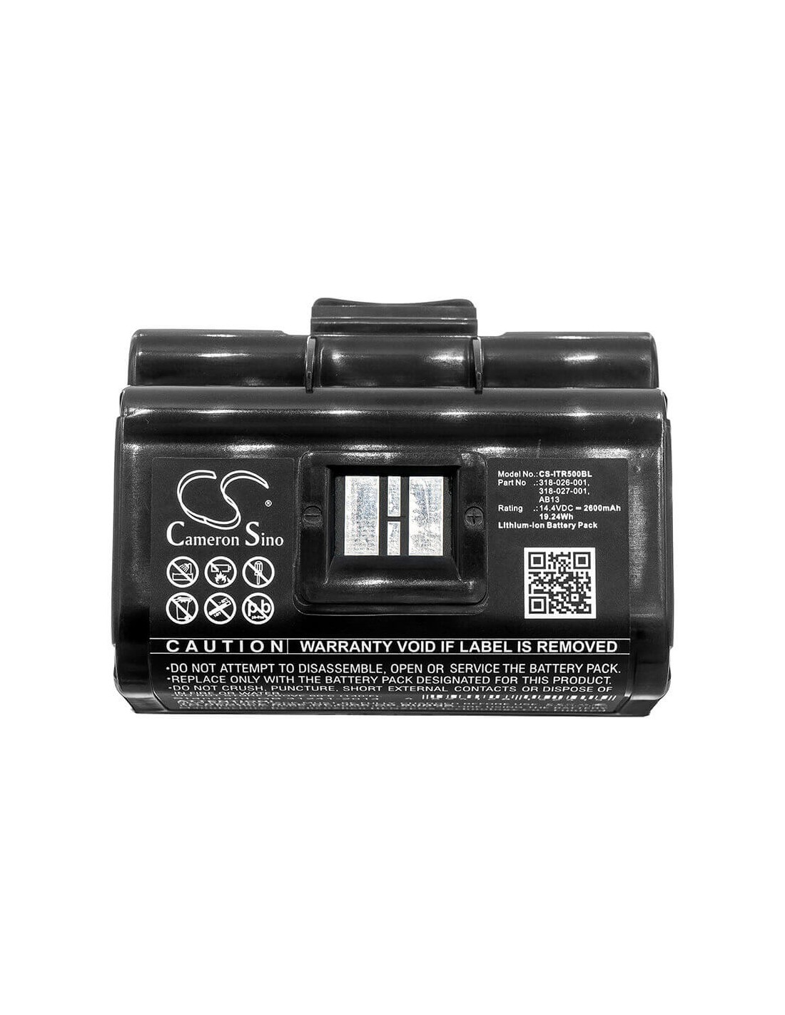 Battery for Intermec, Pb50, Pb51, Pw50 14.4V, 2600mAh - 37.44Wh