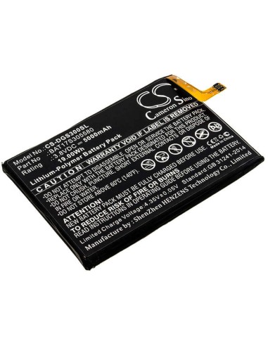 Battery for Doogee, S30 3.8V, 5000mAh - 19.00Wh