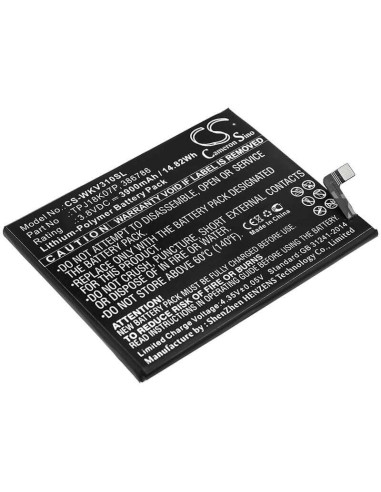 Battery for Wiko, View3 Pro 3.8V, 3900mAh - 14.82Wh