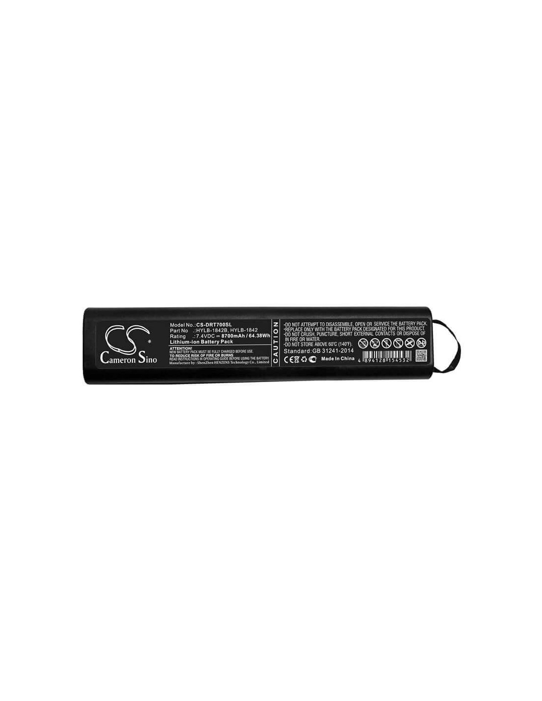 Battery for Deviser, Ae4000a, E7000l 7.4V, 8700mAh - 64.38Wh