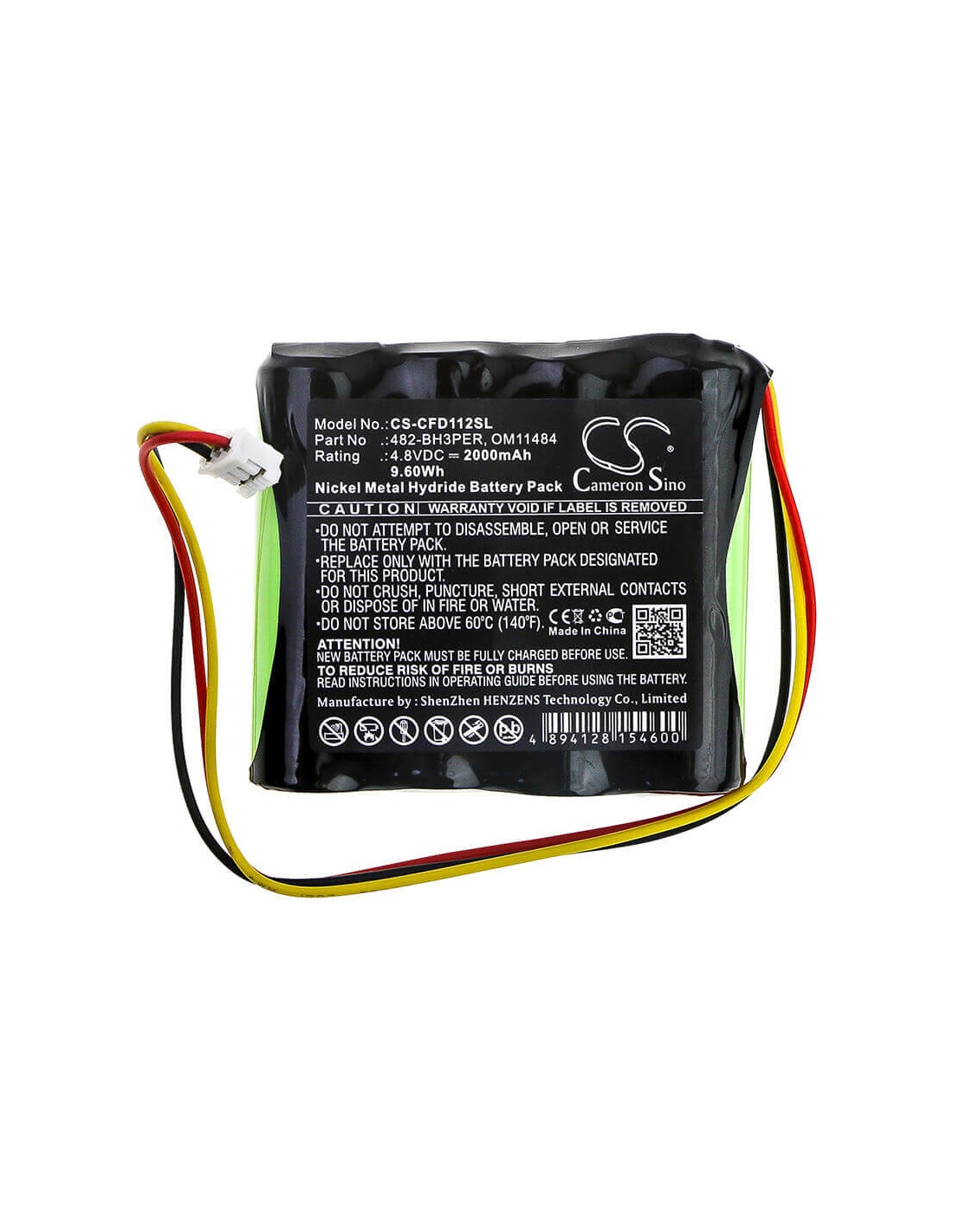 Battery for Chatillon, Force Dfe, Force Dfs, Force Dfs-r 4.8V, 2000mAh - 9.60Wh
