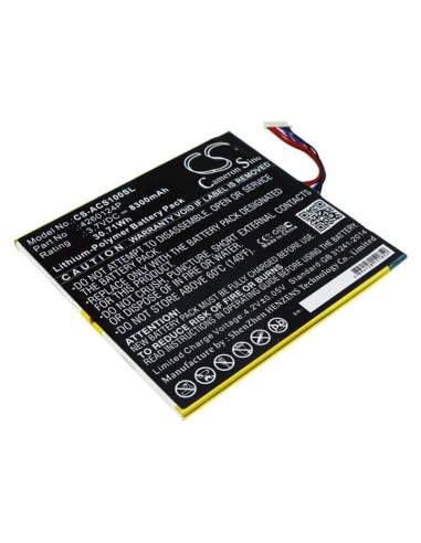 Battery for Acer, Aspire N15p2, One 10 S1002, Switch 10 3.7V, 8300mAh - 30.71Wh