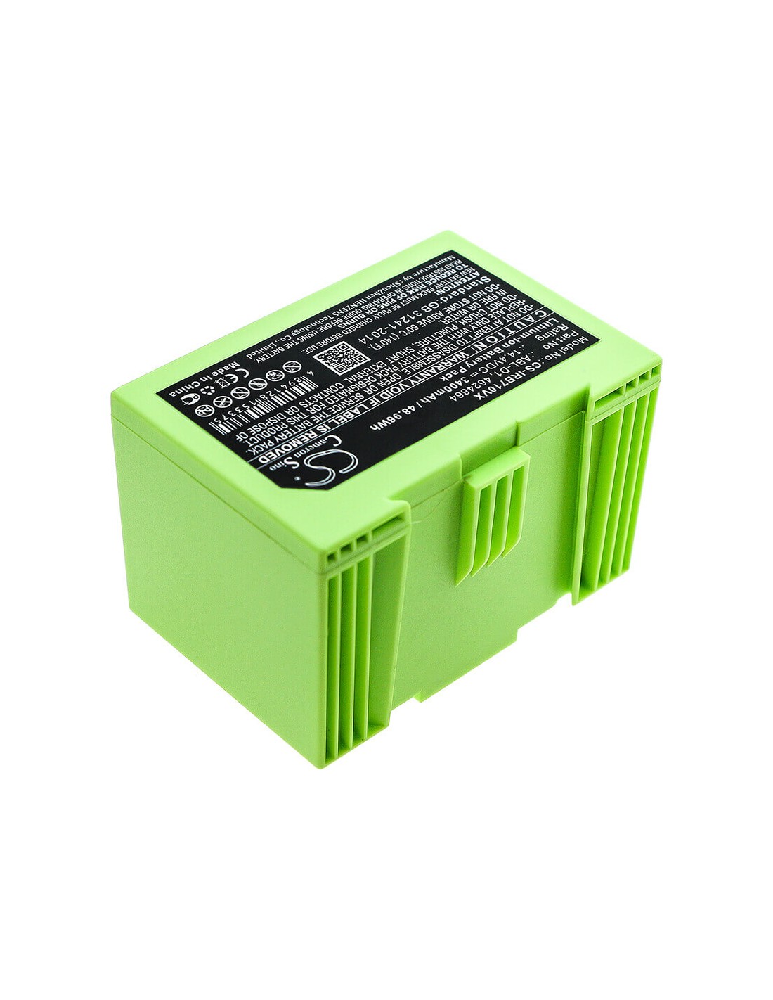 Battery for Irobot, 7150, Roomba 5150, Roomba 7550 14.4V, 3400mAh - 48.96Wh