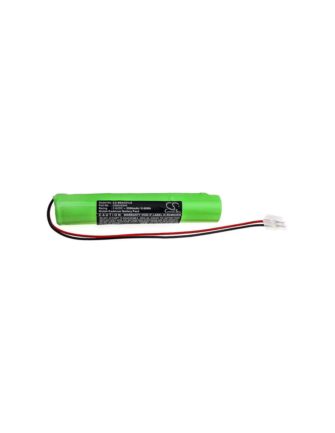 Battery for Baes, Ova Td210331, 3.6V, 2500mAh - 9.00Wh