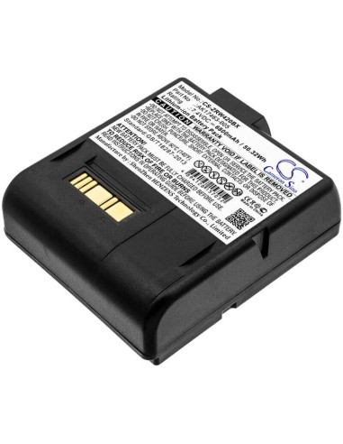 Battery for Zebra, L405, Rw420 7.4V, 6800mAh - 50.32Wh