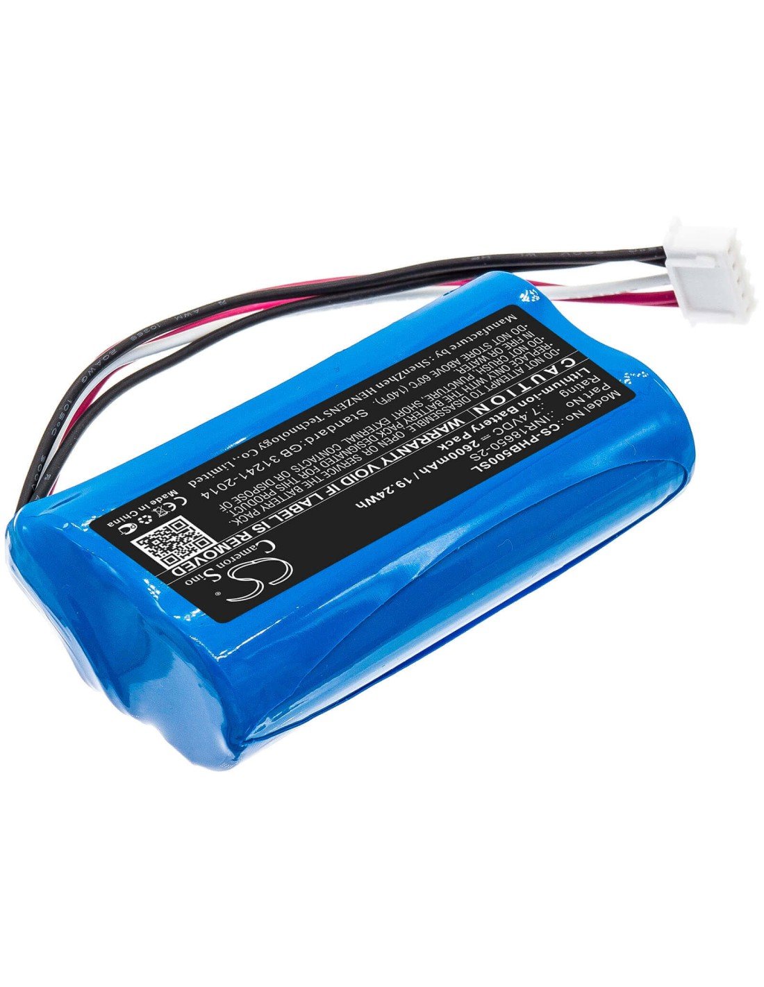 Battery for Philips, Sb500m, Sb500m/00, Sboqbox 7.4V, 2600mAh - 19.24Wh