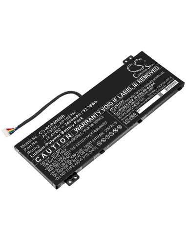Battery for Acer, Ph315 Zin, Predator Helios 300 15.4V, 3400mAh - 52.36Wh