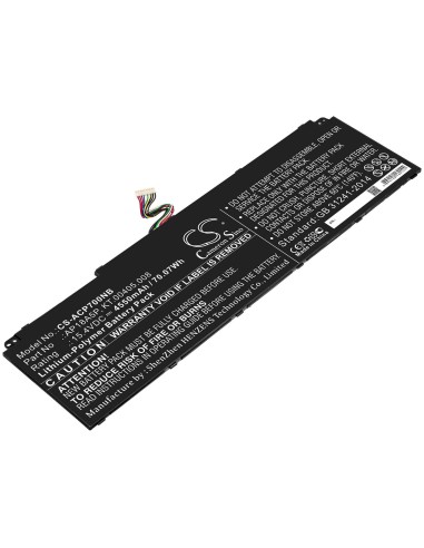 Battery for Acer, Conceptd 9 Cn917-71, Conceptd 9 Cn917-71-90cx 15.4V, 4550mAh - 70.07Wh