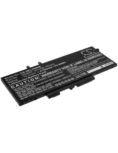 Battery for Dell, Latitude 5401, Latitude 5501 15.2V, 4150mAh - 63.08Wh
