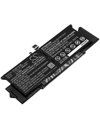 Battery for Dell, Latitude 7410 11.4V, 5500mAh - 62.70Wh