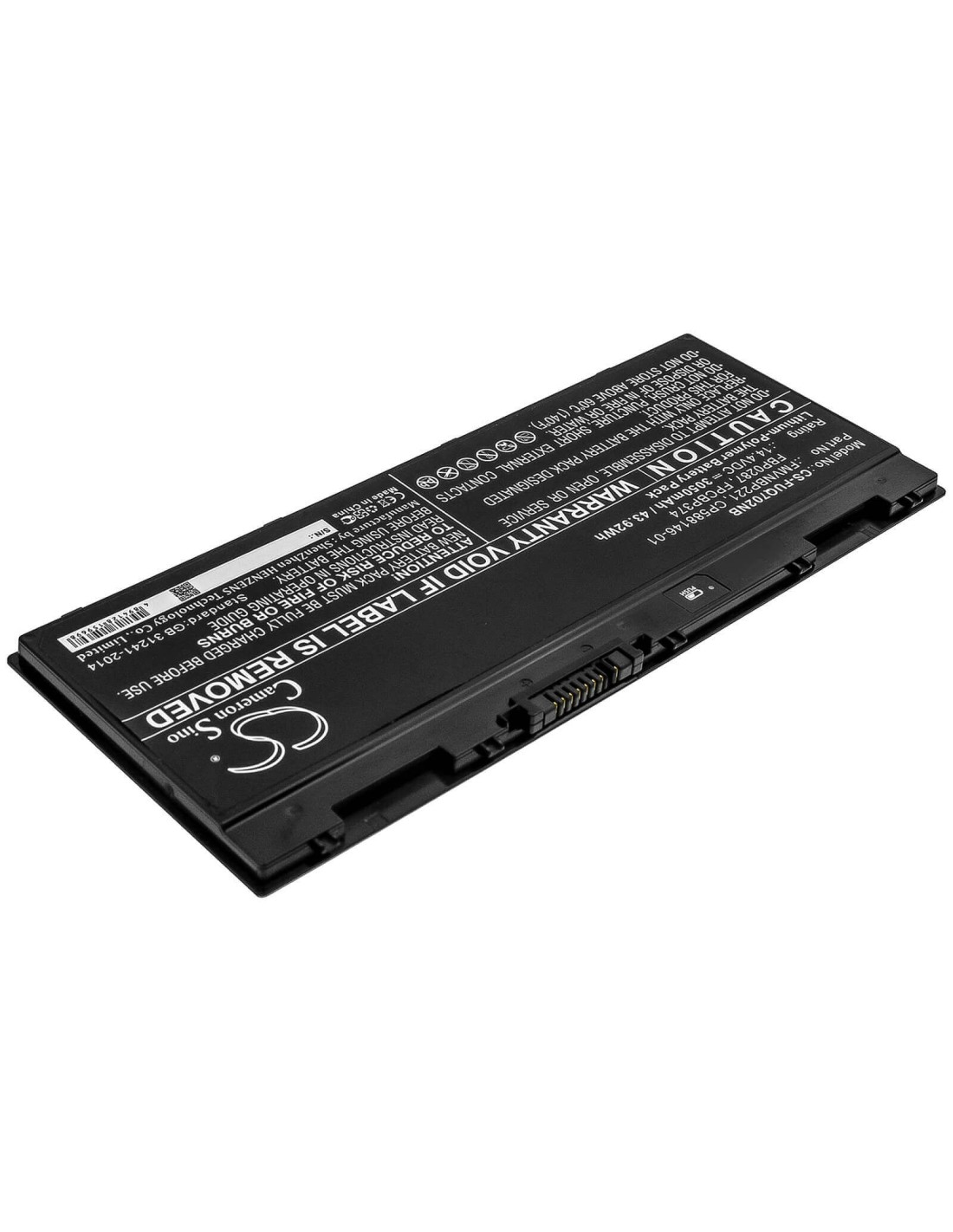 Battery for Fujitsu, Lifebook Q702, Stylistic Q702 14.4V, 3050mAh - 43.92Wh