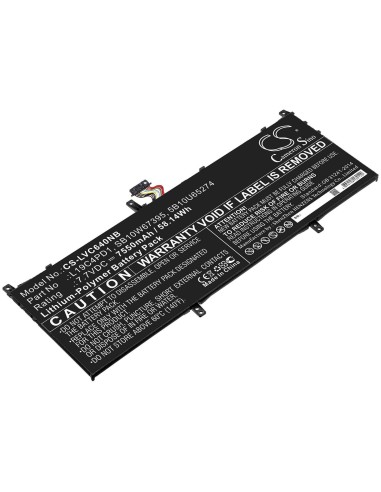 Battery for Lenovo, Yoga C640 13, Yoga C640 13iml 7.7V, 7550mAh - 58.14Wh