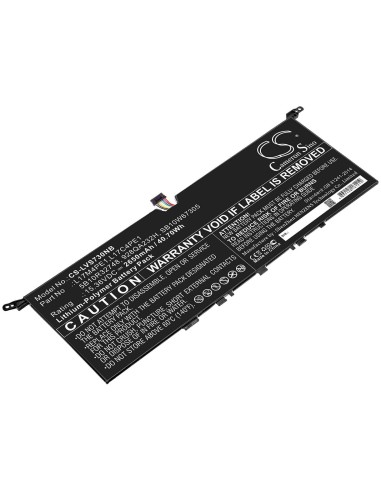 Battery for Lenovo, Ideapad 730s 13, Ideapad 730s-13iwl, Yoga S730 15.36V, 2650mAh - 40.70Wh