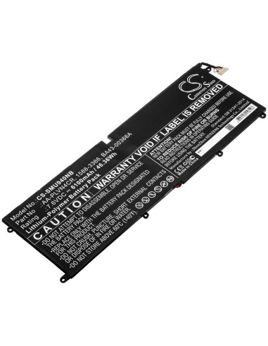 Battery for Samsung, Ultrabook 940x3g 7.6V, 6100mAh - 46.36Wh