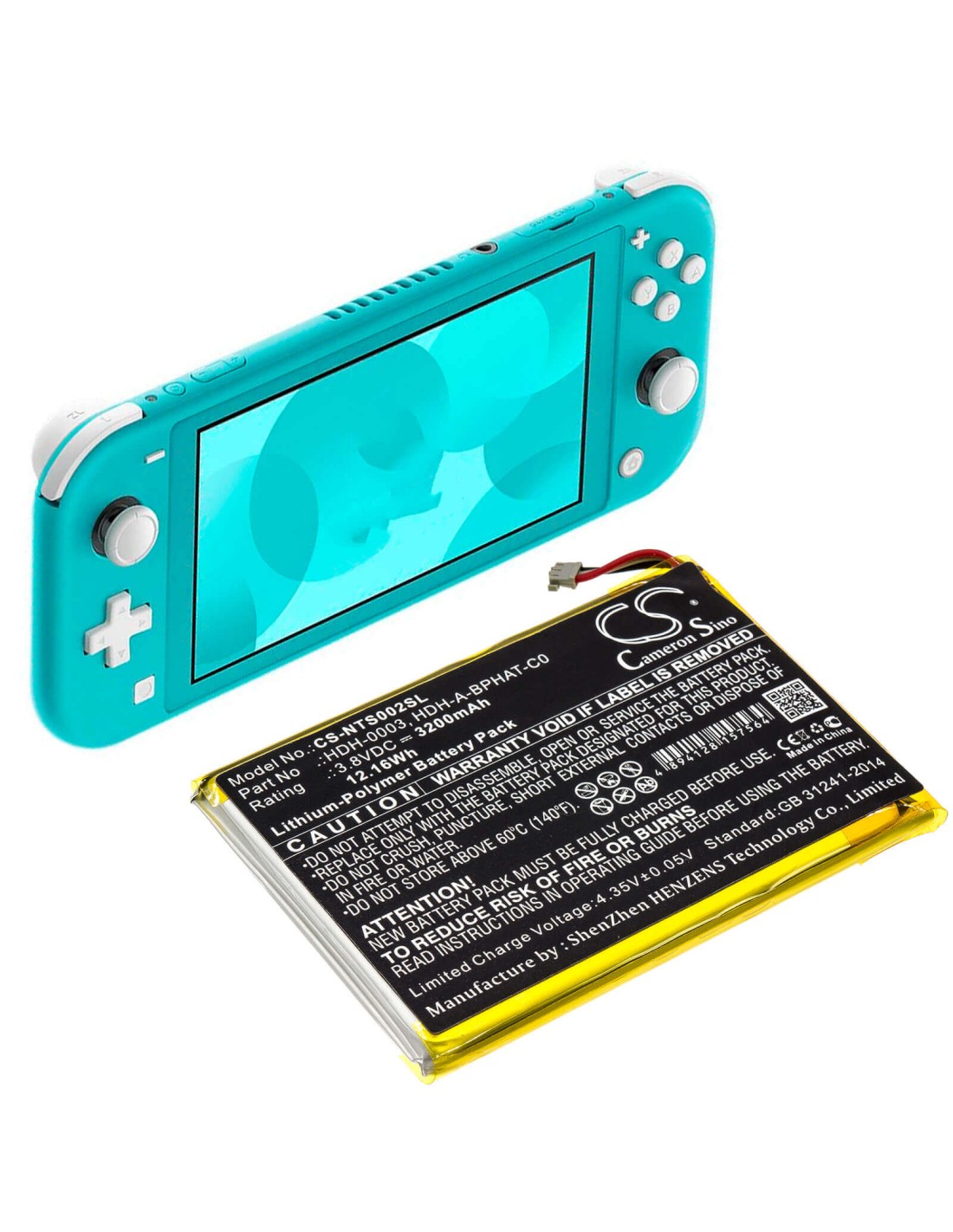 Nintendo, Hdh-001, Hdh-002, Switch Lite replacement battery