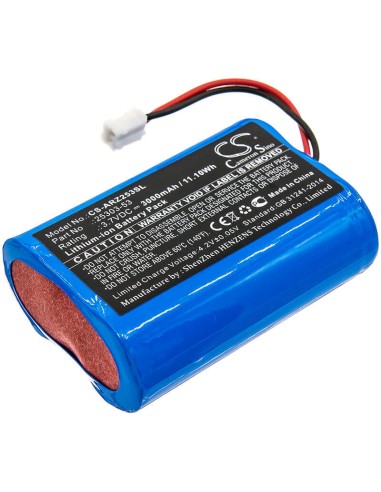 Battery for Argos, Omega Zen Pipette Controllers 3.7V, 3000mAh - 11.10Wh