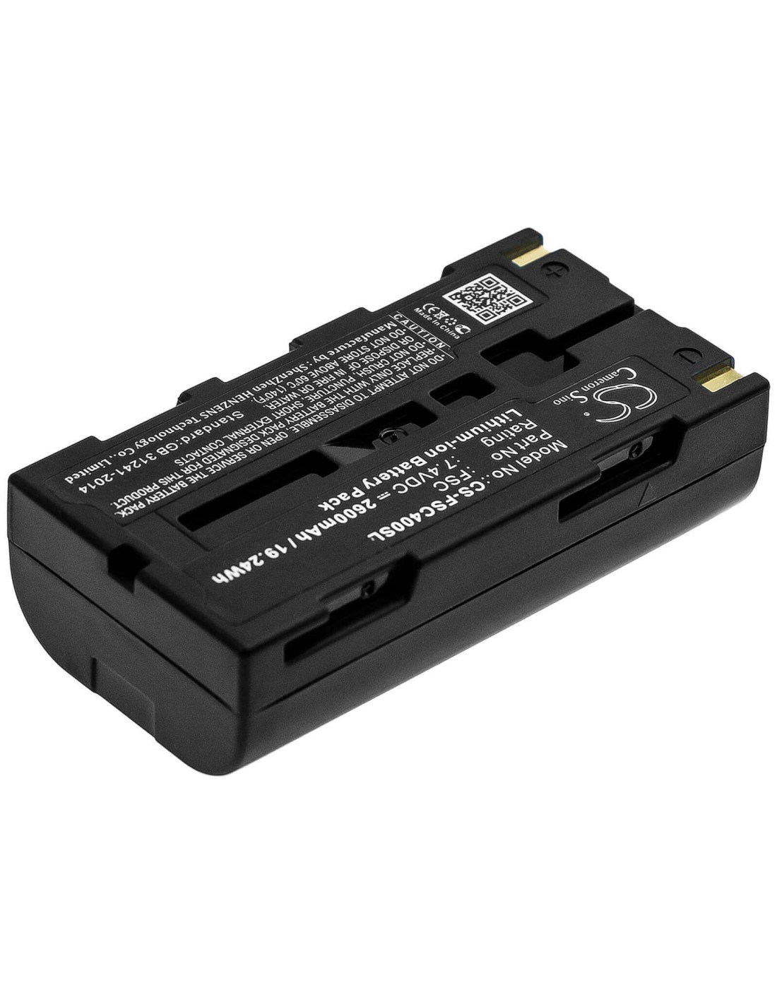 Battery for Fuji, Fsc, Fsc3, Fsc4 7.4V, 2600mAh - 19.24Wh