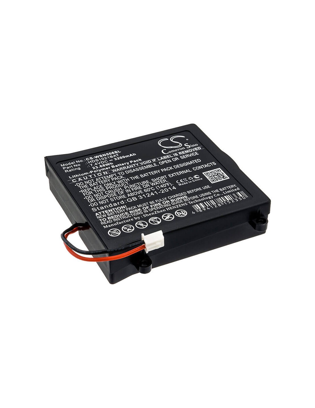 Battery for Owon, Hds1021m, Hds-n Oscilloscope 7.4V, 3200mAh - 23.68Wh