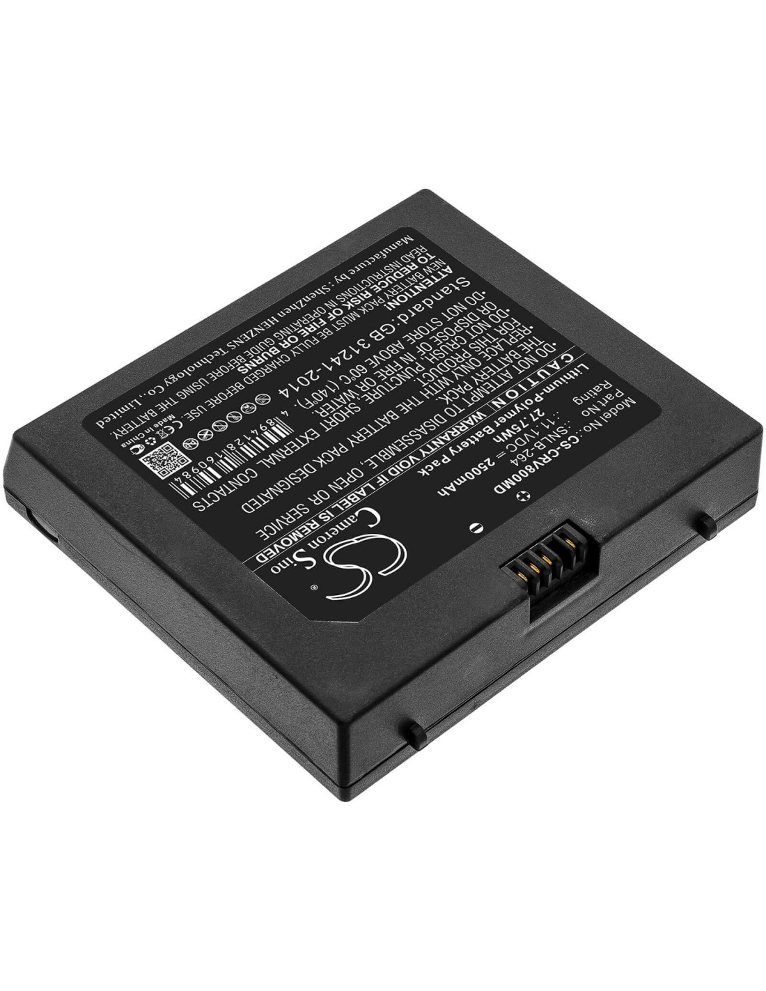 Battery for Carejoy, H8, Handheld Portable Ultrasound Scanner H8 11.1V, 2500mAh - 27.75Wh