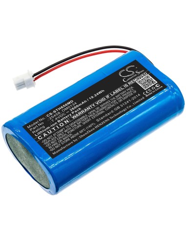 Battery for Surgitel, Eclipse Ehl65, Ehl-65, Odyssey Analog 7.4V, 2600mAh - 19.24Wh