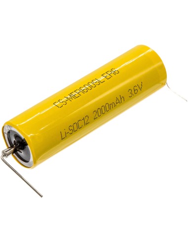 Battery for Maxell, Er6 3.6V, 2000mAh - 7.20Wh