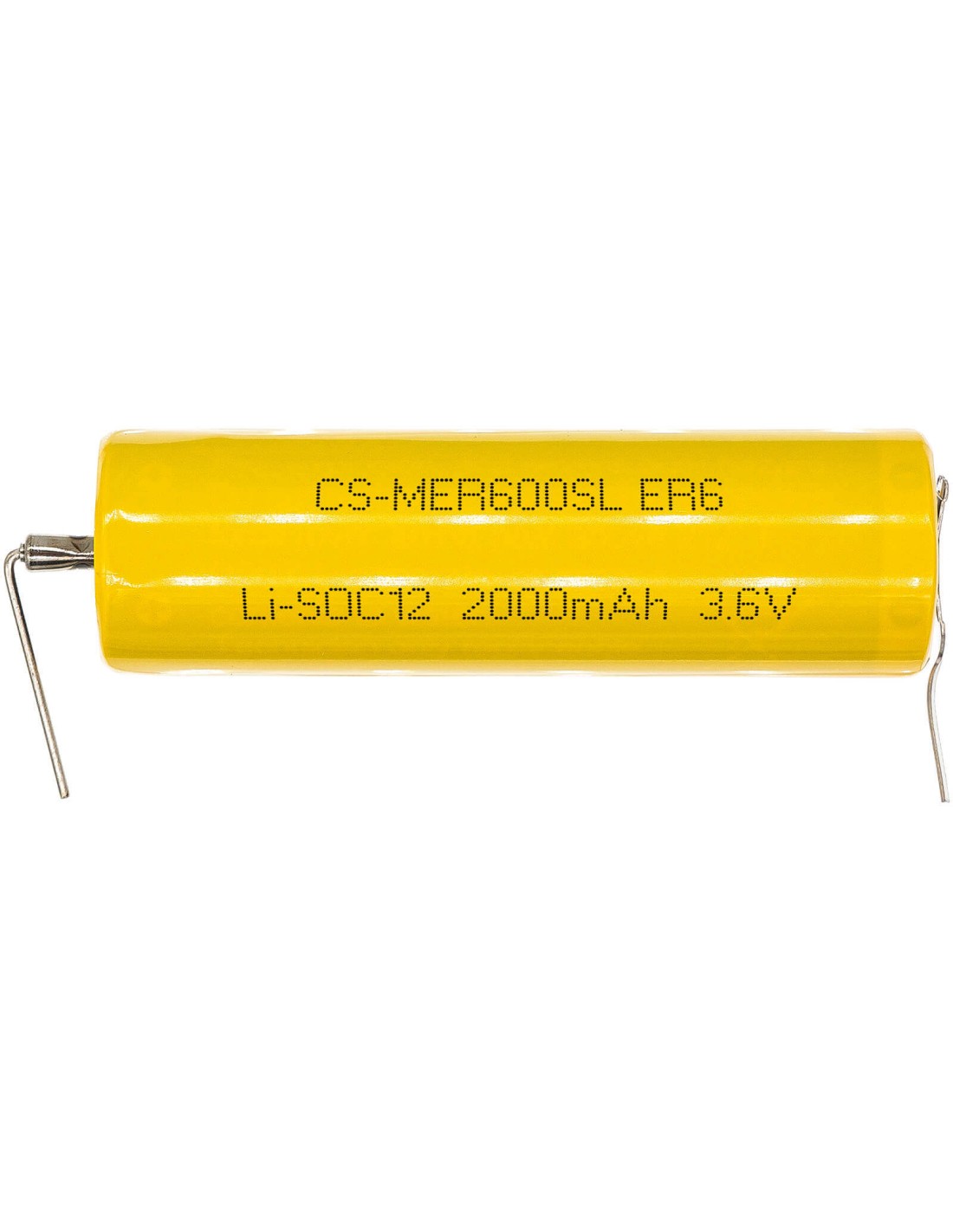 Battery for Maxell, Er6 3.6V, 2000mAh - 7.20Wh