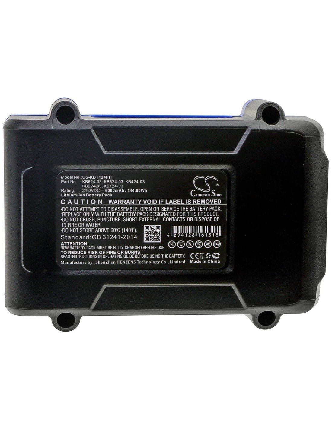 Battery for Kobalt, 856455, 1518740, Kdd 524b-03 24V, 6000mAh - 144.00Wh