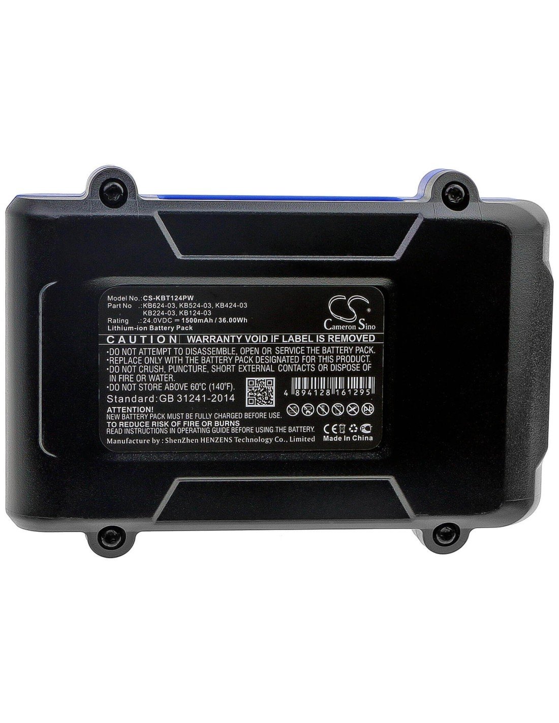 Battery for Kobalt, 856455, 1518740, Kdd 524b-03 24V, 1500mAh - 36.00Wh