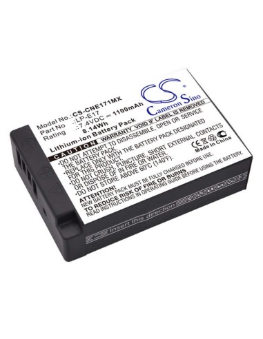 Battery for Canon, Eos 200d, Eos 750d, Eos 760d 7.4V, 1100mAh - 8.14Wh